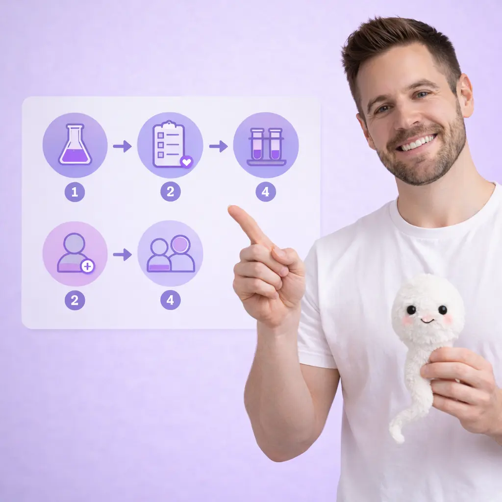 Step-by-step guide to becoming a sperm donor — application, screening, and donation